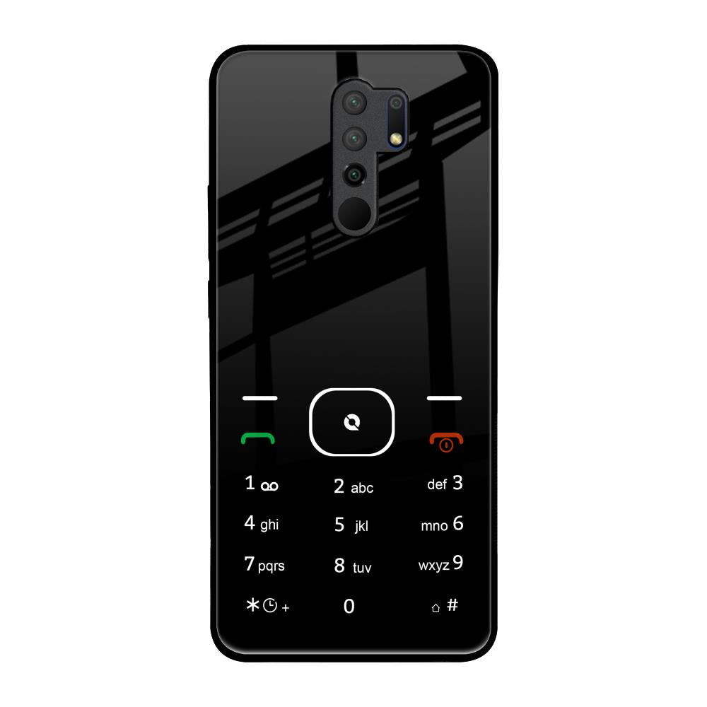 Classic Keypad Pattern Poco M2 Glass Back Cover Online