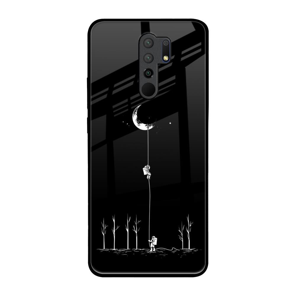 Catch the Moon Poco M2 Glass Back Cover Online