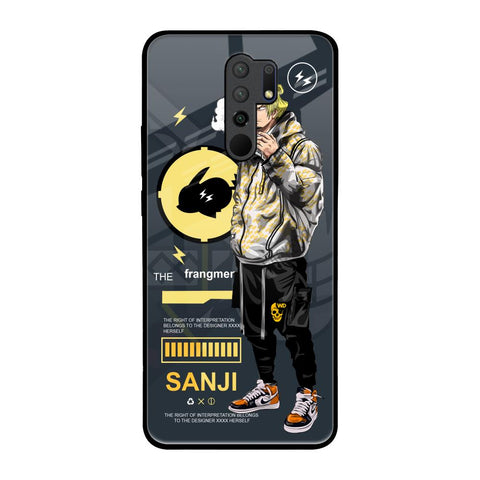 Cool Sanji Poco M2 Glass Back Cover Online