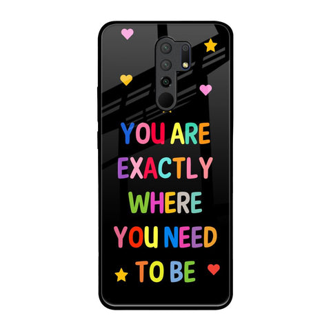 Magical Words Poco M2 Glass Back Cover Online