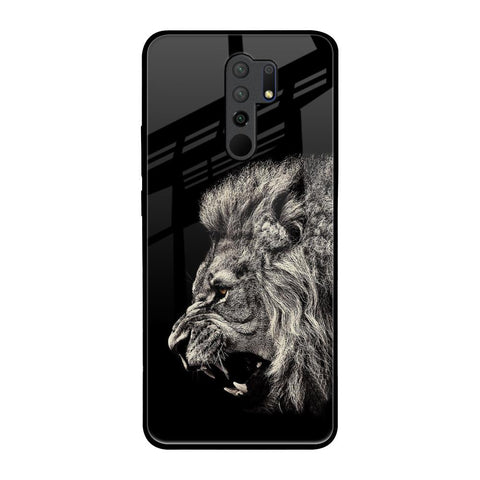 Brave Lion Poco M2 Glass Back Cover Online