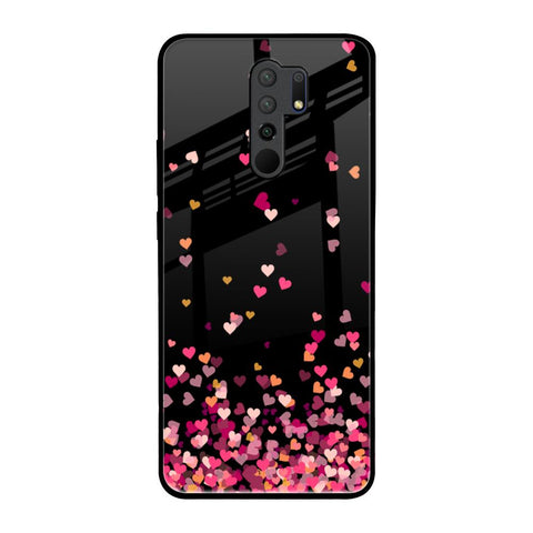 Heart Rain Fall Poco M2 Glass Back Cover Online
