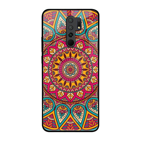 Elegant Mandala Poco M2 Glass Back Cover Online