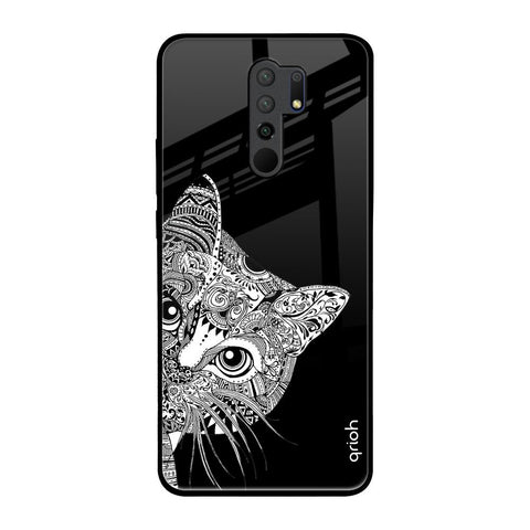 Kitten Mandala Poco M2 Glass Back Cover Online