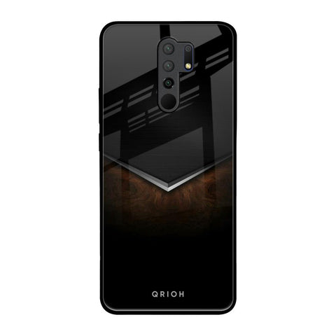 Dark Walnut Poco M2 Glass Back Cover Online