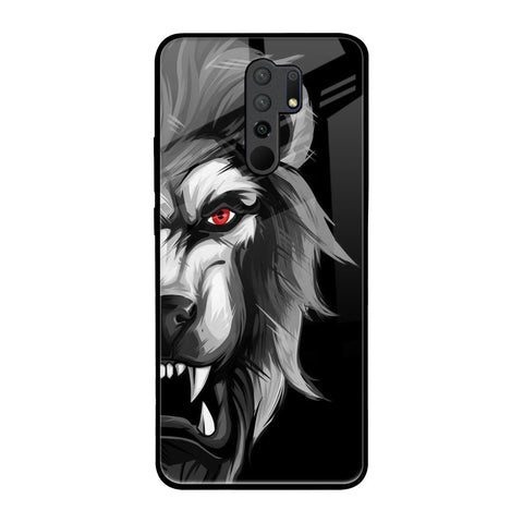 Wild Lion Poco M2 Glass Back Cover Online