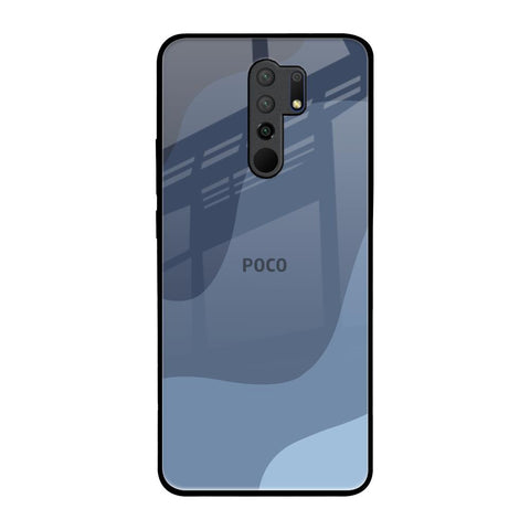 Navy Blue Ombre Poco M2 Glass Back Cover Online