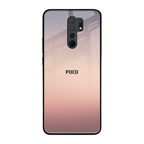 Golden Mauve Poco M2 Glass Back Cover Online