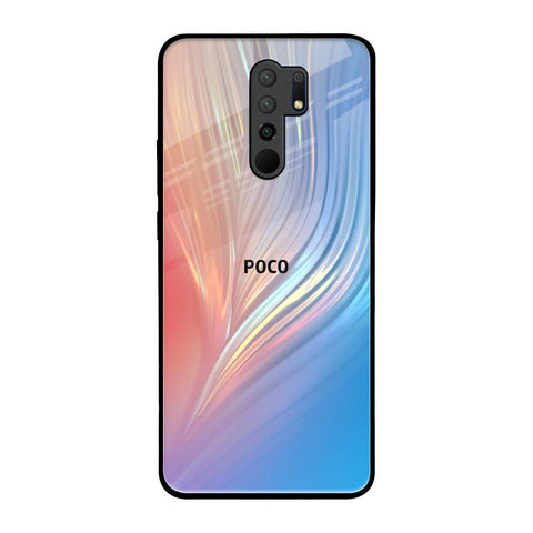 Mystic Aurora Poco M2 Glass Back Cover Online