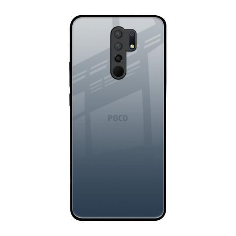 Smokey Grey Color Poco M2 Glass Back Cover Online