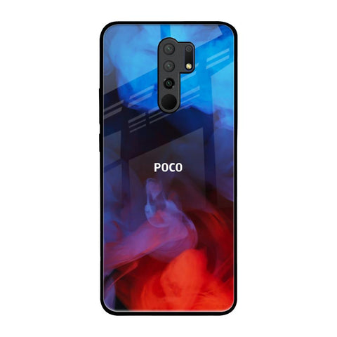 Dim Smoke Poco M2 Glass Back Cover Online