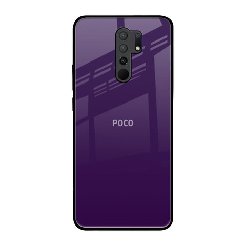 Dark Purple Poco M2 Glass Back Cover Online