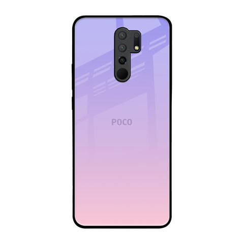 Lavender Gradient Poco M2 Glass Back Cover Online