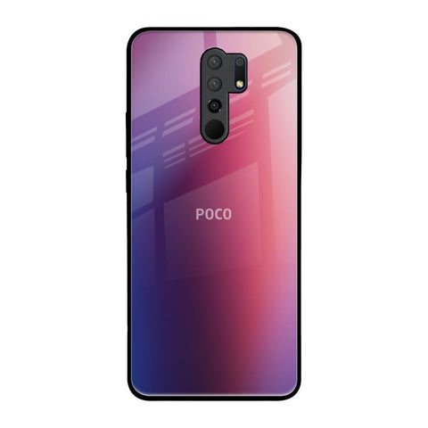 Multi Shaded Gradient Poco M2 Glass Back Cover Online