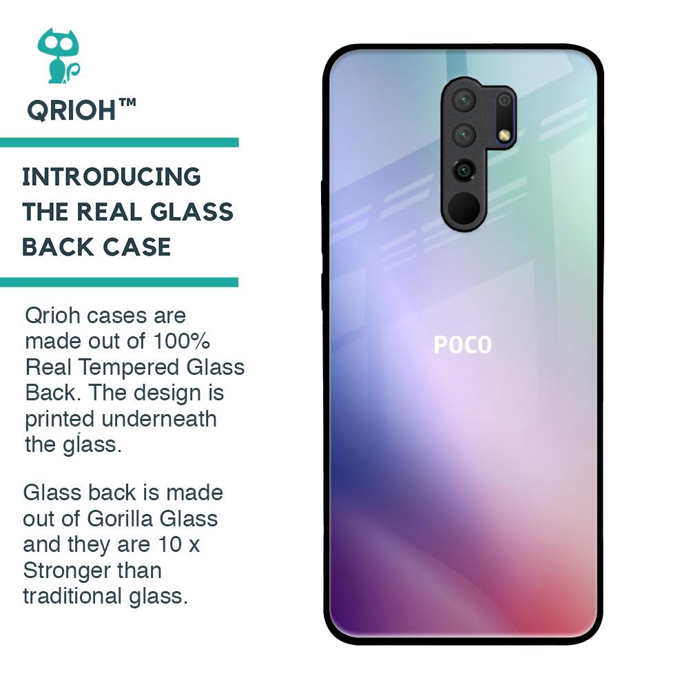 Abstract Holographic Glass Case for Poco M2