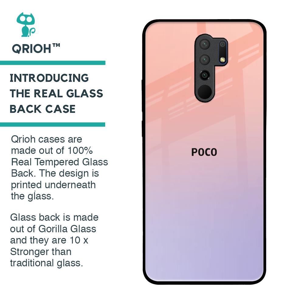 Dawn Gradient Glass Case for Poco M2