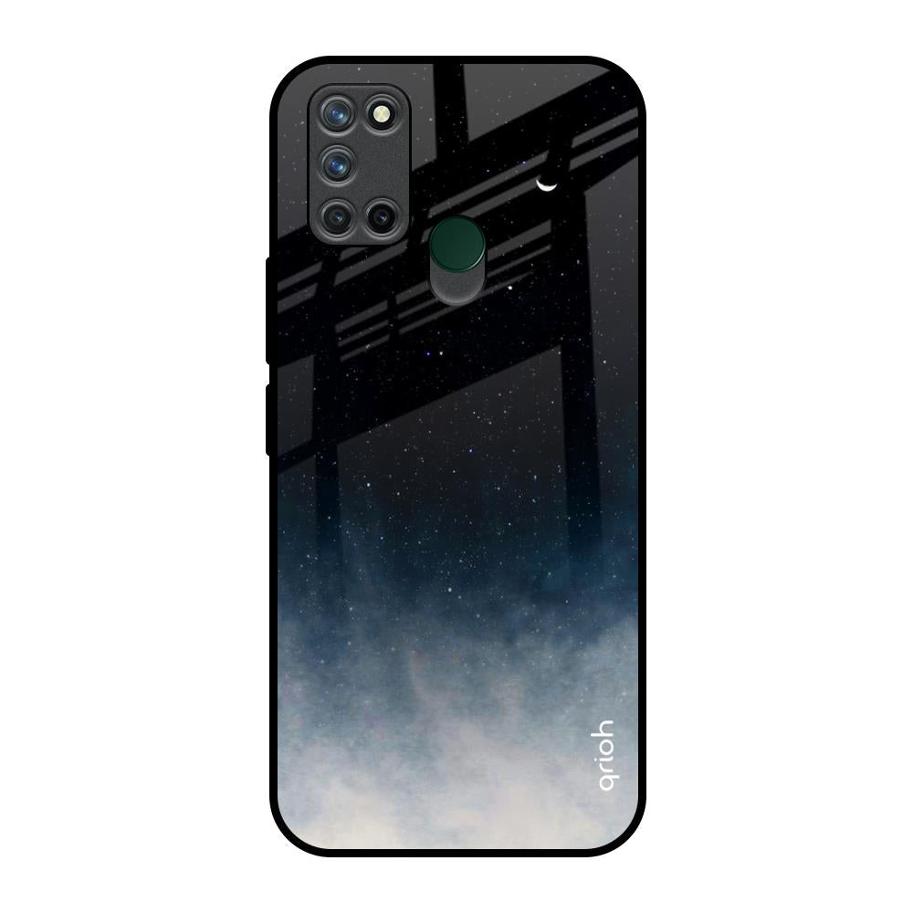 Black Aura Realme 7i Glass Back Cover Online