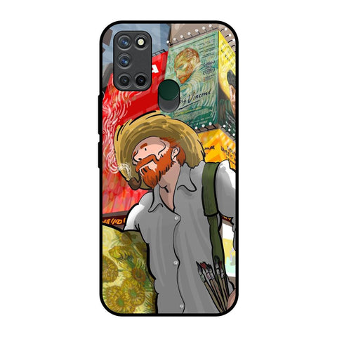 Loving Vincent Realme 7i Glass Back Cover Online