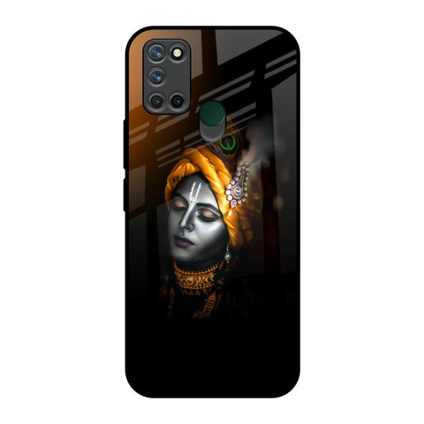 Ombre Krishna Realme 7i Glass Back Cover Online