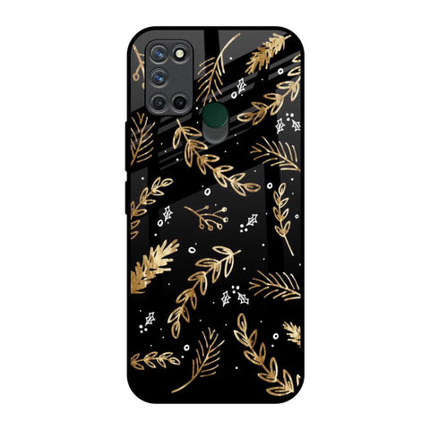 Autumn Leaves Realme 7i Glass Back Cover Online