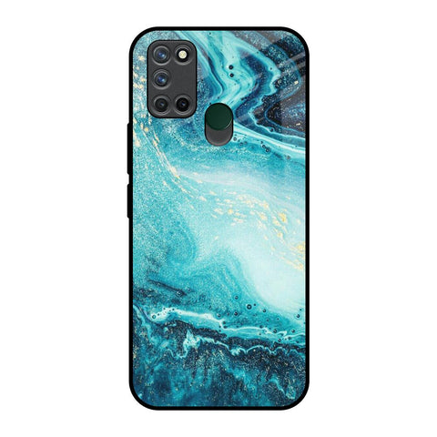 Sea Water Realme 7i Glass Back Cover Online