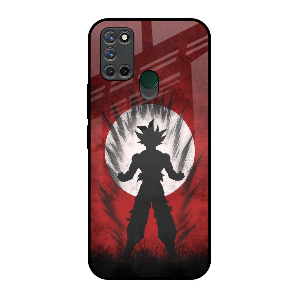 Japanese Animated Realme 7i Glass Back Cover Online