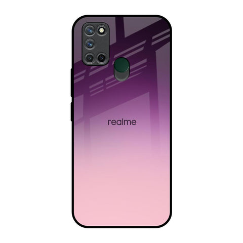 Purple Gradient Realme 7i Glass Back Cover Online