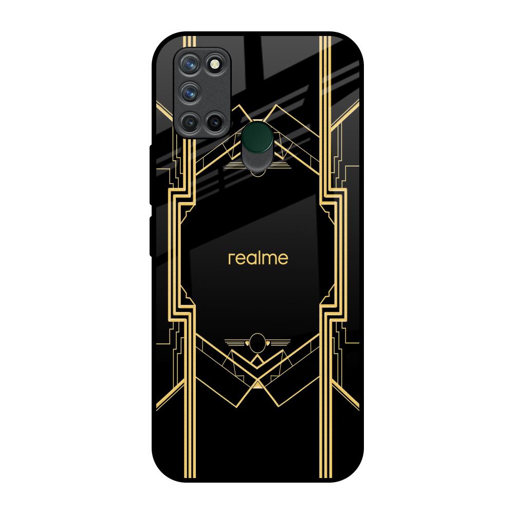 Sacred Logo Realme 7i Glass Back Cover Online