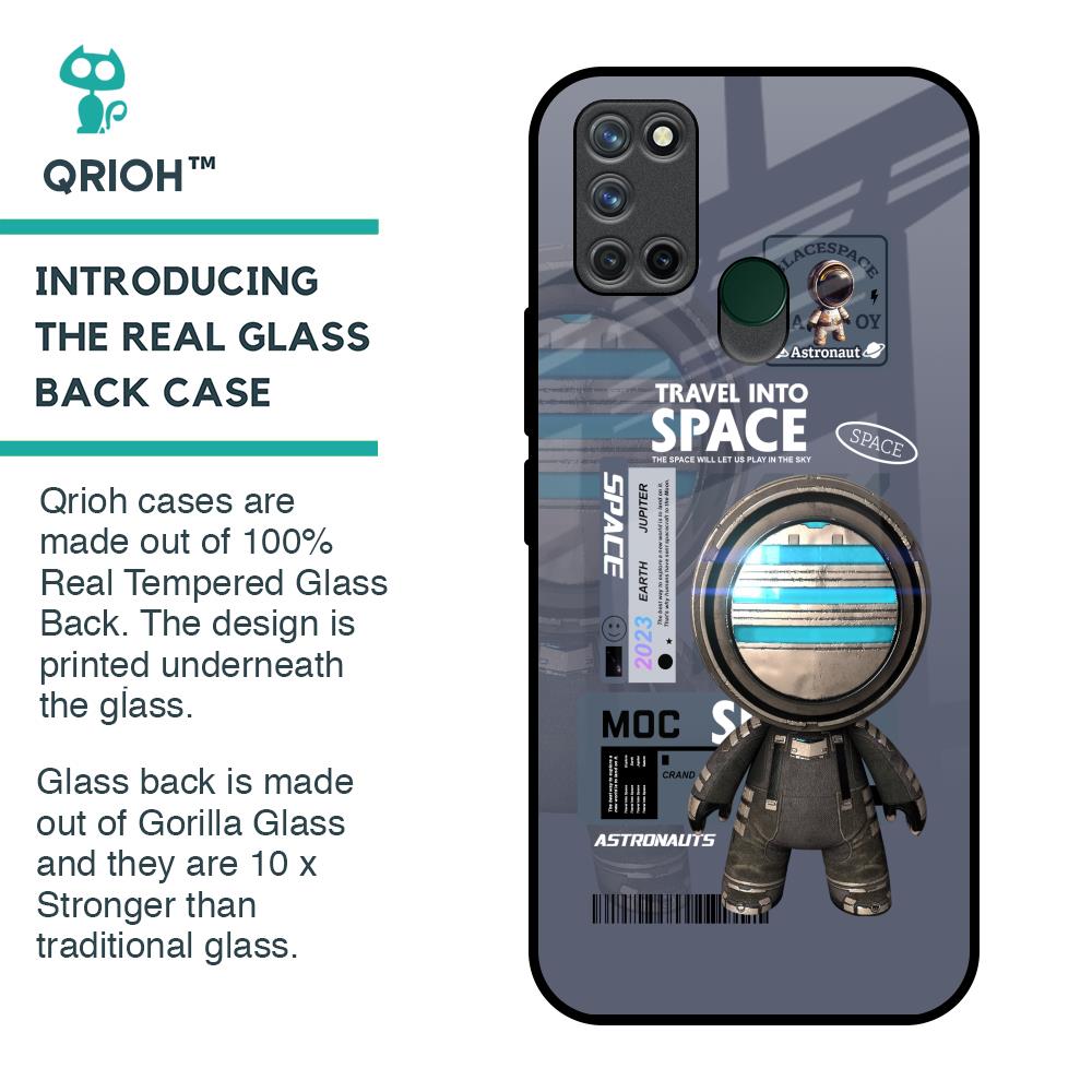 Space Travel Glass Case for Realme 7i