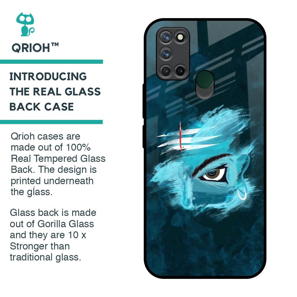 Power Of Trinetra Glass Case For Realme 7i