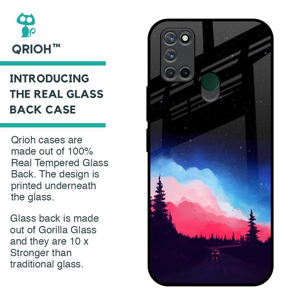 Drive In Dark Glass Case For Realme 7i