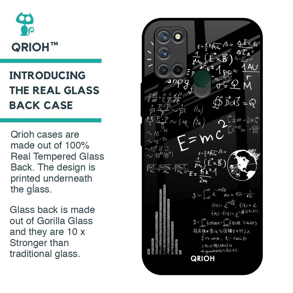 Funny Math Glass Case for Realme 7i