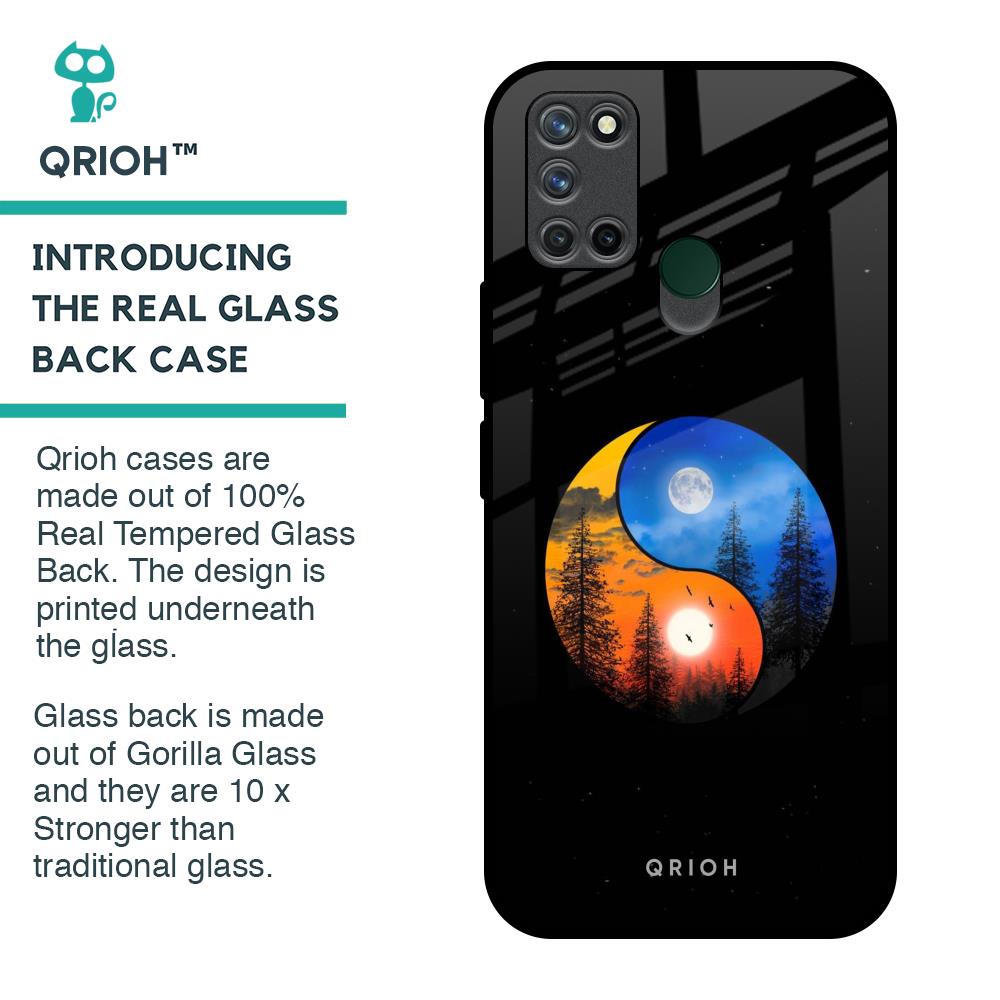 Yin Yang Balance Glass Case for Realme 7i