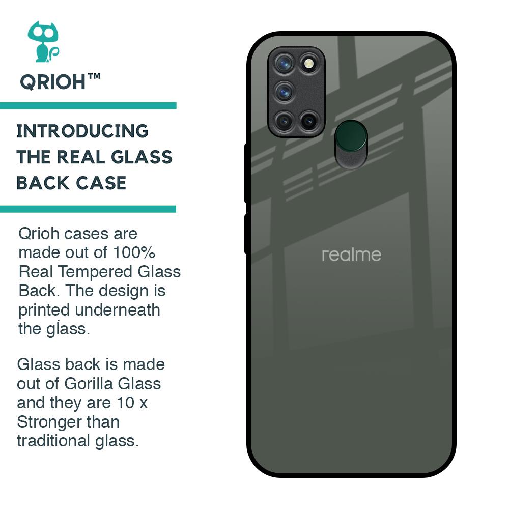 Charcoal Glass Case for Realme 7i