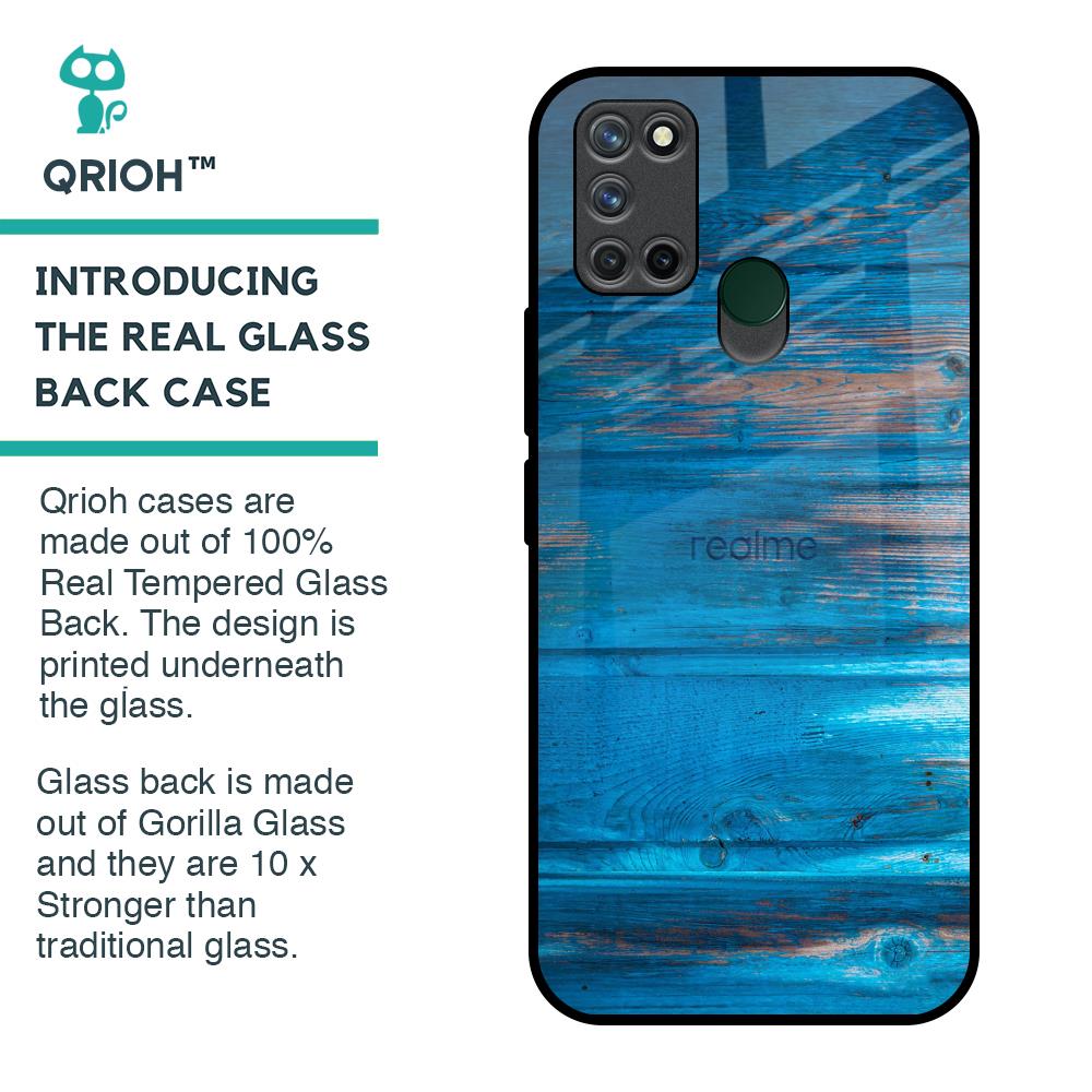 Patina Finish Glass case for Realme 7i