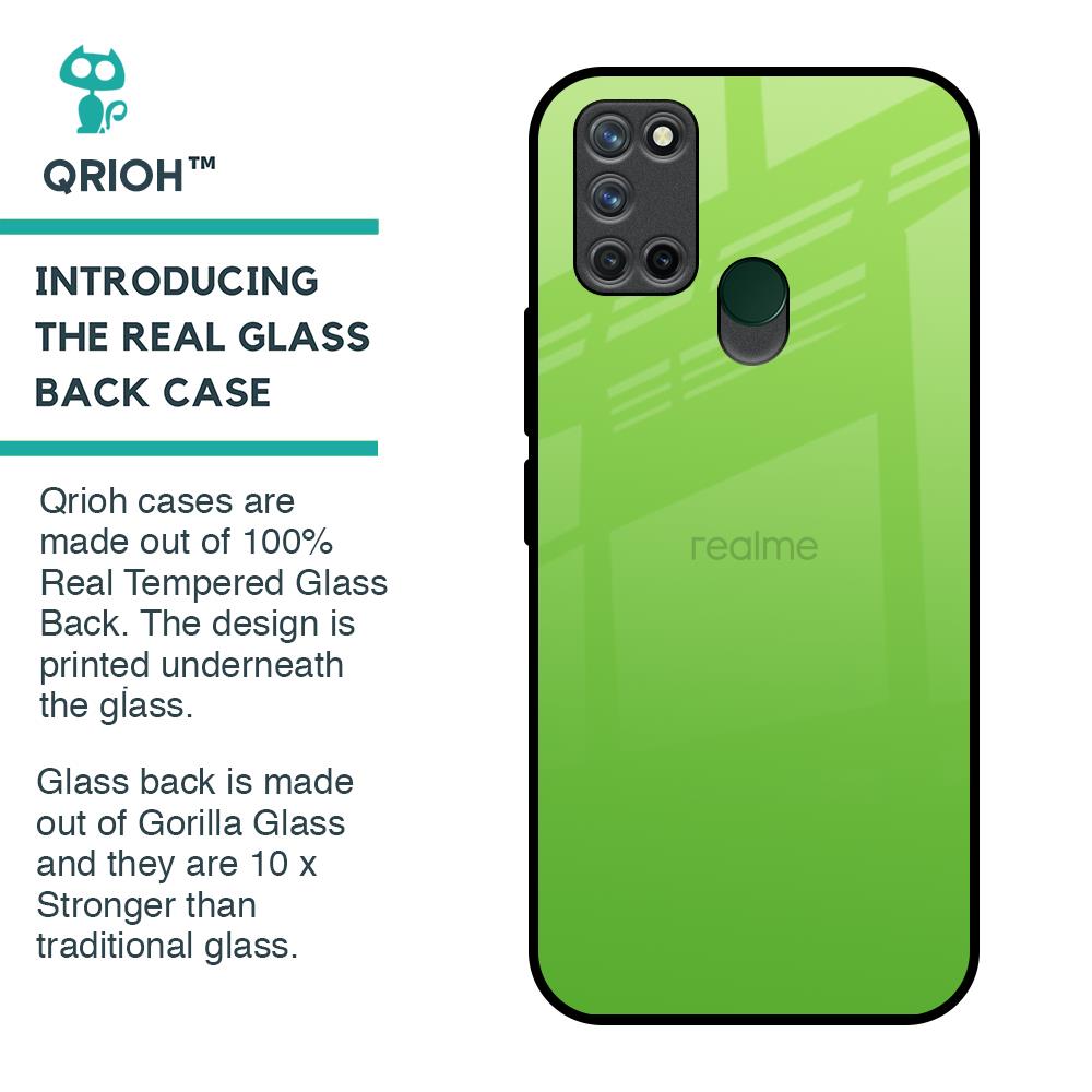 Paradise Green Glass Case For Realme 7i
