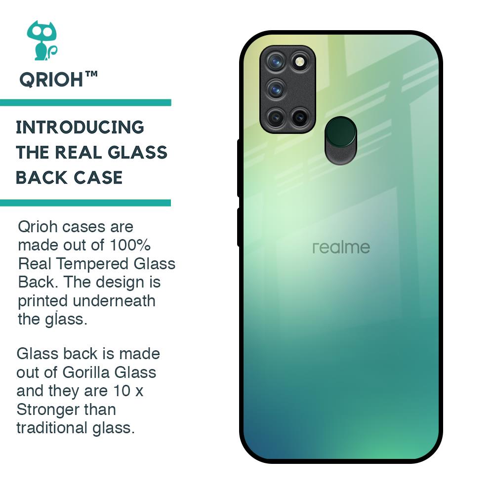 Dusty Green Glass Case for Realme 7i
