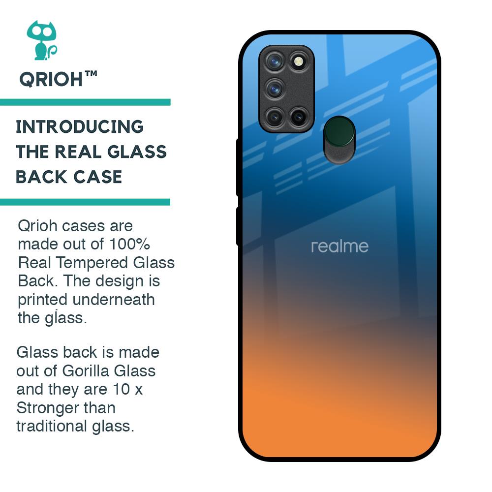 Sunset Of Ocean Glass Case for Realme 7i