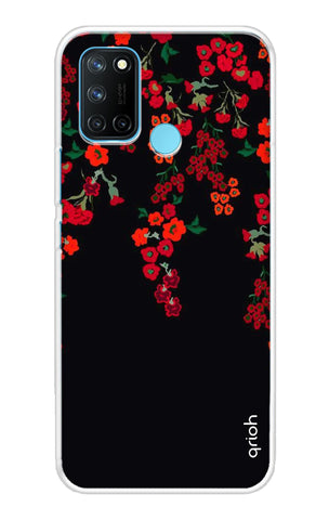 Floral Deco Realme 7i Back Cover