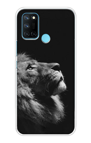 Lion Looking to Sky Realme 7i Back Cover