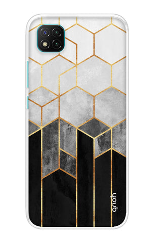 Hexagonal Pattern Poco C3 Back Cover