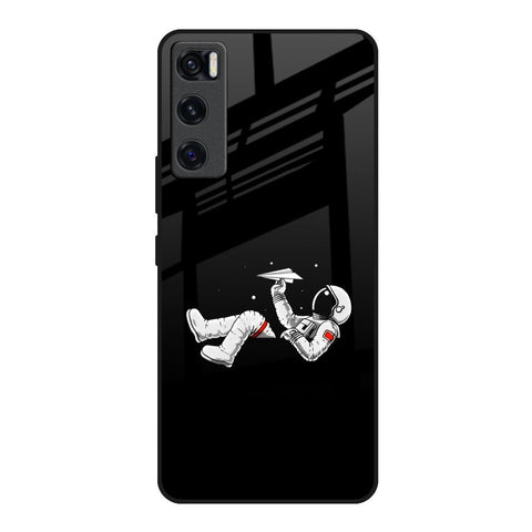 Space Traveller Vivo V20 SE Glass Back Cover Online