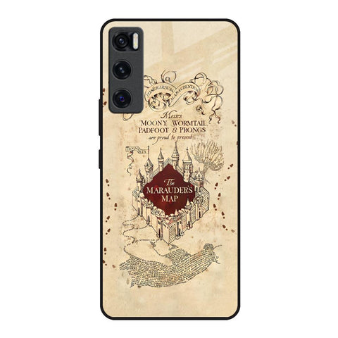 Magical Map Vivo V20 SE Glass Back Cover Online