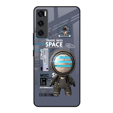 Space Travel Vivo V20 SE Glass Back Cover Online