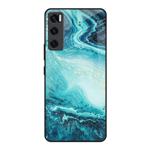 Sea Water Vivo V20 SE Glass Back Cover Online