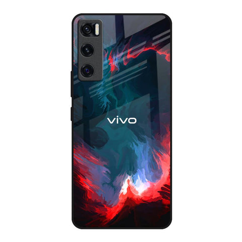 Brush Art Vivo V20 SE Glass Back Cover Online