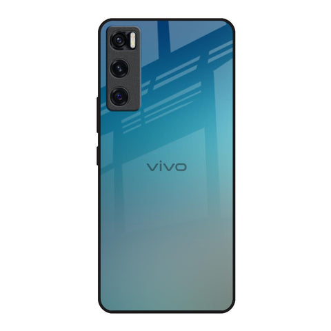 Sea Theme Gradient Vivo V20 SE Glass Back Cover Online