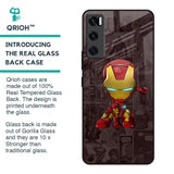 Angry Baby Super Hero Glass Case for Vivo V20 SE