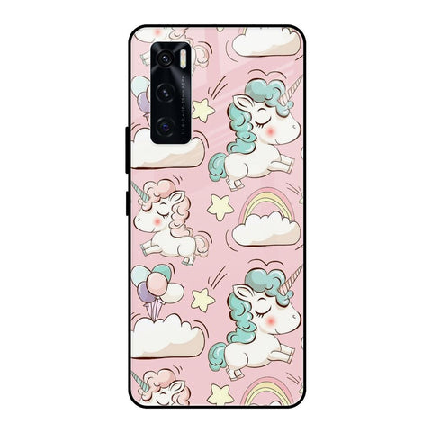 Balloon Unicorn Vivo V20 SE Glass Cases & Covers Online