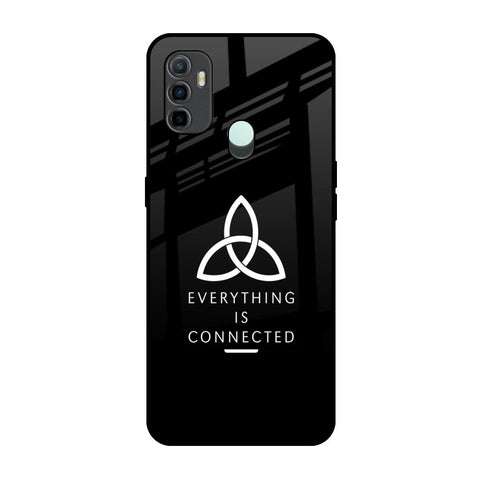 Everything Is Connected Oppo A33 Glass Back Cover Online